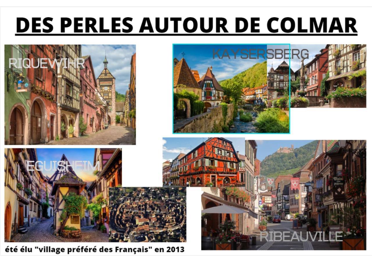 Thann Colmar - 1 Chambre - 5 Pers - Parking Exterior foto